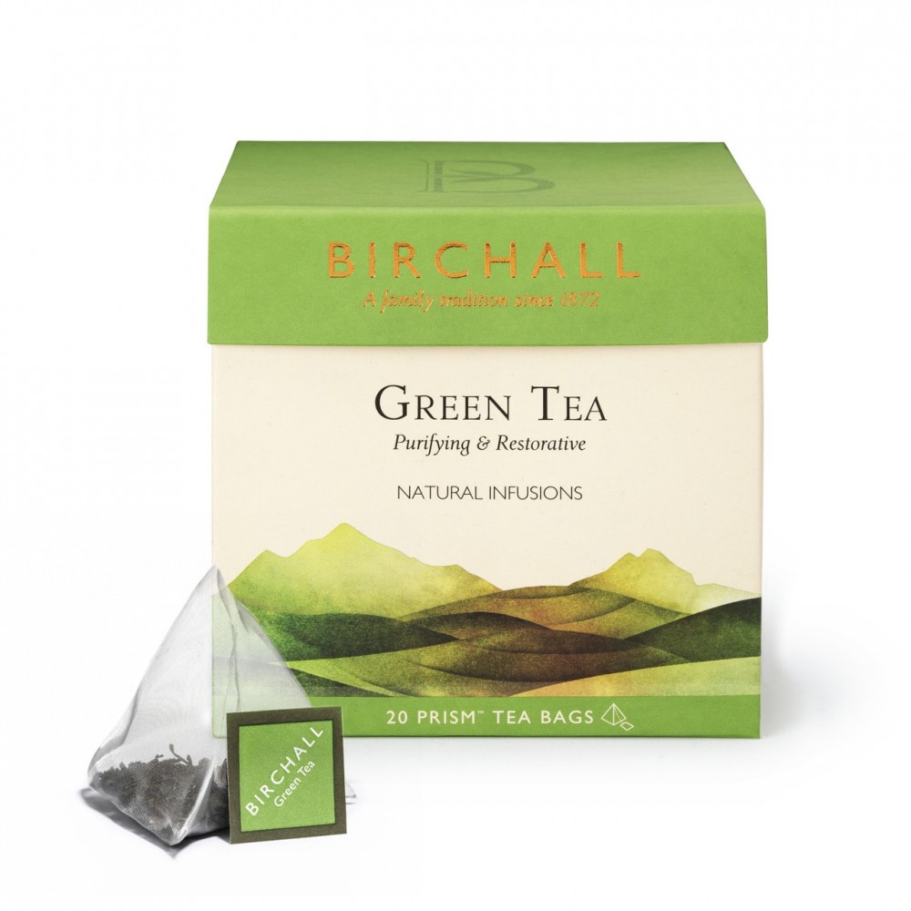 Birchall Green Tea Prism Tea Bags